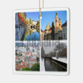 zSI016 LJUBLJANA, Slowenien, Europa, Keramikornament (Links)