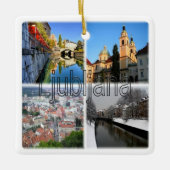 zSI016 LJUBLJANA, Slowenien, Europa, Keramikornament (Vorderseite)