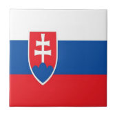 zSK001 SLOWAKISCHE FLAGGENSLOWAKEI, Fliese (Vorderseite)