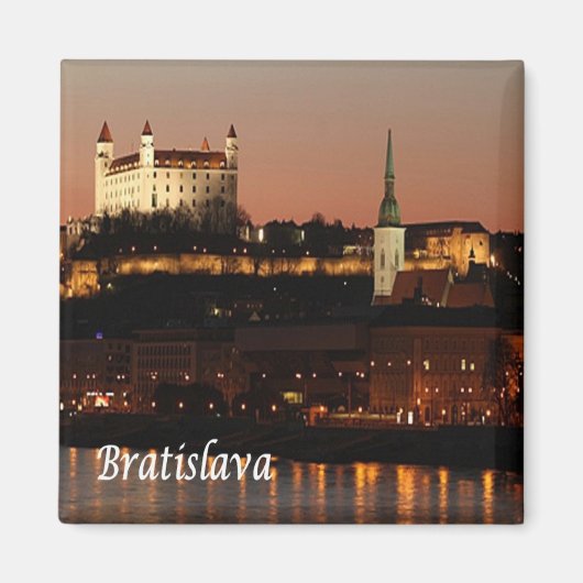 zSK005 BRATISLAVA, Slowakei, Europa, Kühlschrank Magnet (Vorne)