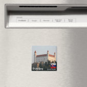 zSK007 BRATISLAVA CASTLE, Slovakia Europe, Fridge Magnet (In Situ (Geschirrspüler))