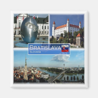 zSK013 BRATISLAVA, Slowakei, Europa, Kühlschrank Magnet