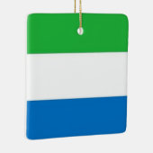 zSL001 SIERRA LEONE Flag, Afrika, Keramikornament (Rechts)