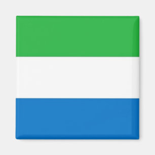 zSL001 SIERRA LEONE Flag, Afrika, Kühlschrank Magnet