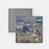 zSL003 SIERRA LEONE, Bafodia, Westafrika, Kühlschr Magnet (Vorderseite/Rückseite)