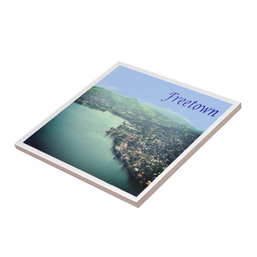 zSL04 FREETOWN, Panorama, Sierra Leone, Fliese (Seite)