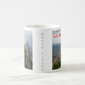 zSM007 MONTE TITANO Panorama, San Marino, Kaffeetasse (Mittel)