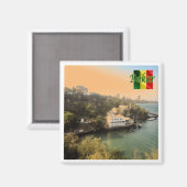 zSN004 DAKAR, Senegal, Afrika, Kühlschrank Magnet (Vorderseite/Rückseite)