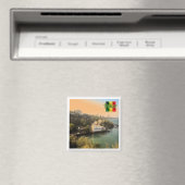 zSN004 DAKAR, Senegal, Afrika, Kühlschrank Magnet (In Situ (Geschirrspüler))