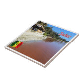 zSN005 DAKAR, Panorama, Senegal, Fliese (Seite)