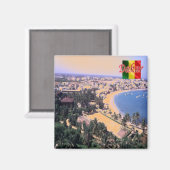zSN006 DAKAR, Senegal, Afrika, Kühlschrank Magnet (Vorderseite/Rückseite)