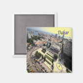 zSN007 DAKAR, Senegal, Afrika, Kühlschrank Magnet (Vorderseite/Rückseite)