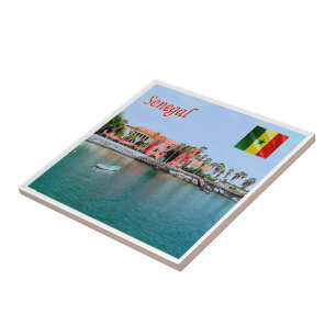 zSN008 SENEGAL, Port Island of Gorée Fliese