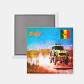 zSN009 SENEGAL, Senegal, Afrika, Kühlschrank Magnet (Vorderseite/Rückseite)
