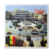 zSN010 SENEGAL, Luft View, Afrika, Fliese (Vorderseite)