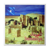 zSO005 SOMALIA, Taleh Castle, Afrika, Fliese (Vorderseite)