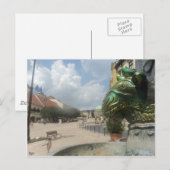 Zsolnay Postkarte (Vorne/Hinten)