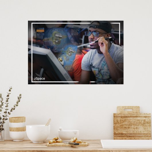 zSpace Poster - Fortgeschrittene Fertigung (Küche)