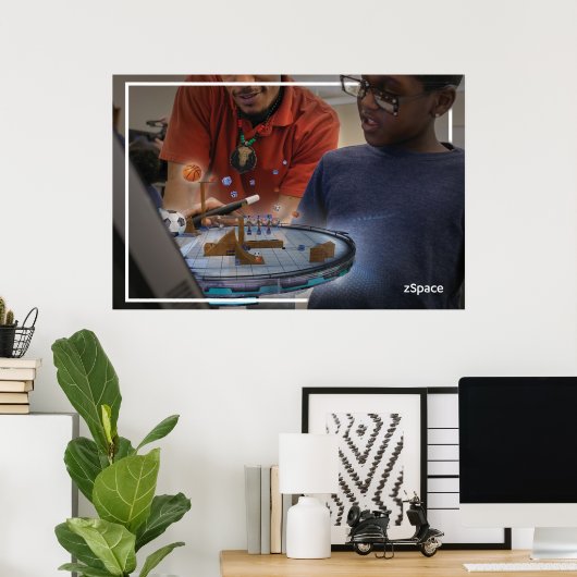 zSpace Poster - Newton's Park (Heimbüro)