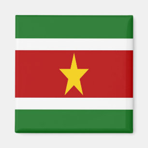 zSR001 SURINAME, Flag, Amerika, Kühlschrank Magnet