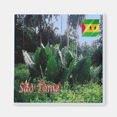 zST004 SAO TOME, Afrika, Kühlschrank Magnet (Vorne)