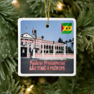 zST006 SAO TOMÈ Präsident, Keramikornament