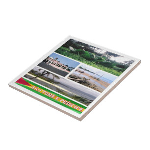 zST007 SAO TOME' and PRINCIPE, Mosaik, Fliese