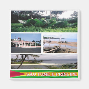 zST007 SAO TOME' and PRINCIPE, Mosaik, Kühlschrank Magnet