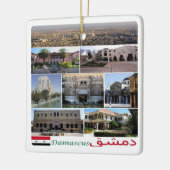 zSY004 Collage of DAMASCUS, Syrien, Keramikornament (Links)