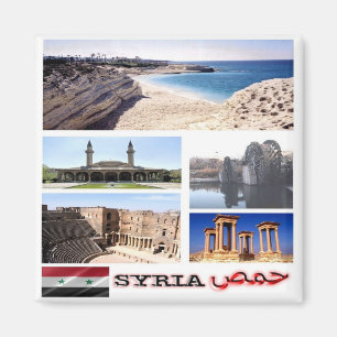 zSY005 Mosaik SYRIA, Asien, Kühlschrank Magnet