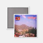 zSZ005 MBABANE, Swasiland, Afrika, Kühlschrank Magnet (Vorderseite/Rückseite)