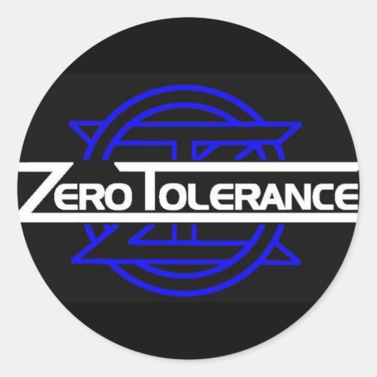 ZT-blaue Aufkleber (Vorderseite)