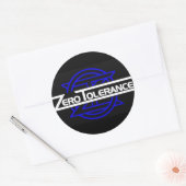 ZT-blaue Aufkleber (Umschlag)