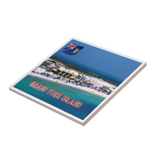 zTC005 GRAND TURK ISLAND, Türken und Kaicos, Fliese (Seite)