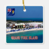 zTC005 GRAND TURK ISLAND, Türken und Kaicos, Keramikornament (Vorderseite)