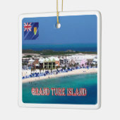 zTC005 GRAND TURK ISLAND, Türken und Kaicos, Keramikornament (Links)