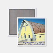 zTD004 CHAD, Nijamina, Afrika, Kühlschrank Magnet (Vorderseite/Rückseite)