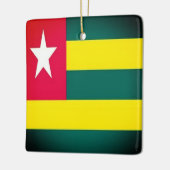 zTG001 TOGO Flag, Afrika, Keramikornament (Links)