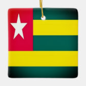 zTG001 TOGO Flag, Afrika, Keramikornament (Vorderseite)