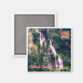 zTG003 TOGO, Falls of Kpalimé, Afrika, Kühlschrank Magnet (Vorderseite/Rückseite)