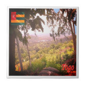 zTG007 TOGO, Region Kara, Afrika, Fliese (Vorderseite)