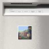 zTG008 TOGO, Taberma House, Afrika, Kühlschrank Magnet (In Situ (Geschirrspüler))