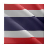 zTH002 waving FLAG Thailand, Fliese (Vorderseite)