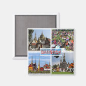 zTH007 Potpourri von BANGKOK Thailand Asien, Kühls Magnet (Vorderseite/Rückseite)