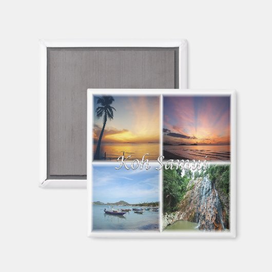 zTH010 KOH SAMUI, Thailand, Asia, Fridge Magnet (Vorderseite/Rückseite)