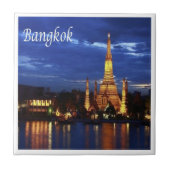zTH016 BANGKOK Nachts, Thailand, Asien, Fliese (Vorderseite)