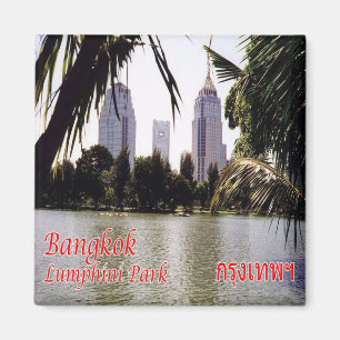 zTH020 LUMPHINI PARK in BANGKOK, Thailand, Kühlsch Magnet