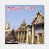 zTH032 WAT PHRA KAEW, Thailand, Kühlschrank Magnet (Vorne)