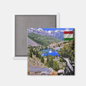 zTJ005 FANN MOUNTAINS, Tadschikistan, Asien, Kühls Magnet (Vorderseite/Rückseite)