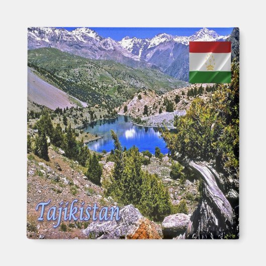 zTJ005 FANN MOUNTAINS, Tadschikistan, Asien, Kühls Magnet (Vorne)
